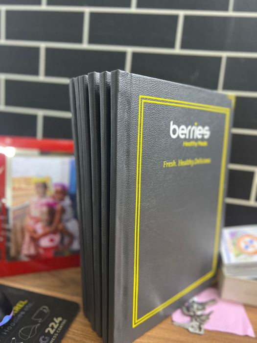 Berries Healthy Meals hardcover menu books Mouse Telimba Uganda